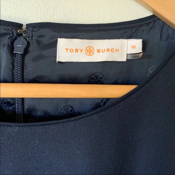 Tory Burch navy sheath with pockets dress size 16 - Picture 2 of 5